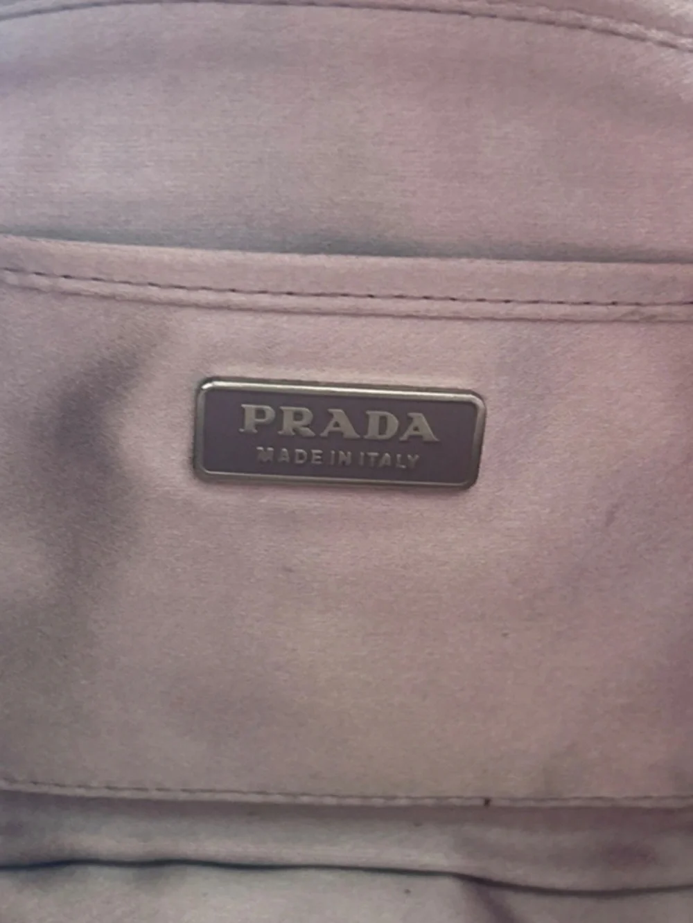 Vintage Prada Royal Calf Leather Pochette Clutch Bag